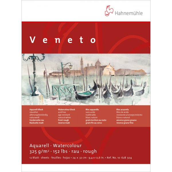 Akvarellilohko Hahnemhle Veneto 325g Karkea/Matte - 24x32cm