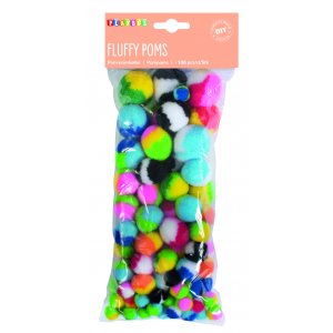 PomPom Moniv�rinen - 100 kpl