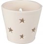 Lmpkynttiljalka - valkoinen - 7 cm - 12 kpl