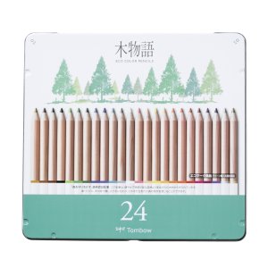 Tombow Ki-Monogatari Eco -v�rikyn�t metallilaatikossa 24 kpl