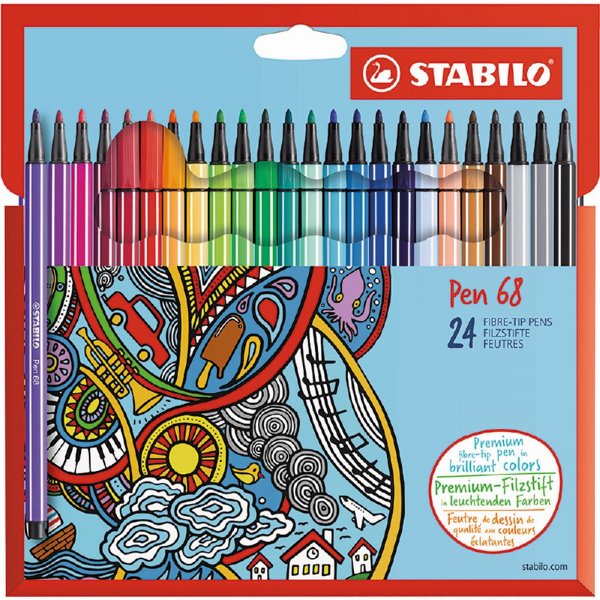 Kuitukynät Pen 68 - 24 kpl