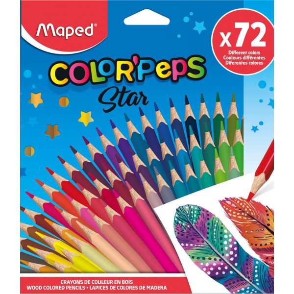 Vrikynsarja - Maped - ColorPeps 72 kpl