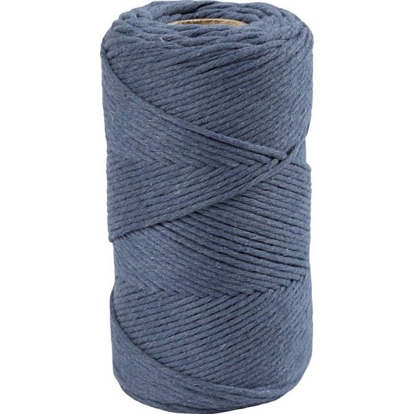 Makramelanka - sininen - 2 mm - 198 m