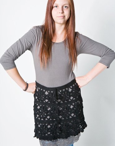 Virkattu kuvio - Virkattu hame / Poncho