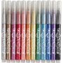 Colortime Glitter tussi - sekavrit - 2 mm - 12 kpl