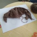 Asiakaskuva DROPS Alpaca Boucl� Mix lanka - 50g - Ruskea (0602)