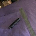 Asiakaskuva Itseliimautuvasta nylonista valmistettu joukkuemerkki 6,5 x 14 cm musta