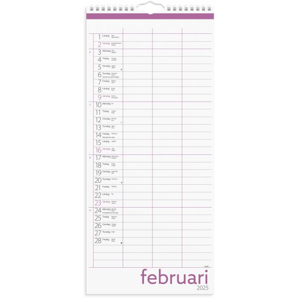 Perhekalenteri 24/25 - Pieni Perhekalenteri 24/25 - Pieni