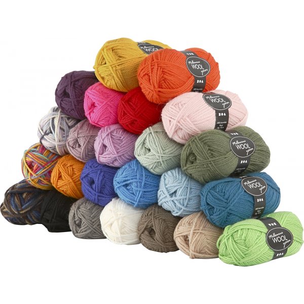 Melbourne Wool lanka - sekavrej - 24 x 50 g