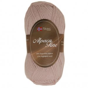 Viking lanka Alpaca Fine 50g - Pink beige (652) Viking lanka Alpaca Fine 50g - Pink beige (652)