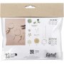 Mini DIY Kit -korut, rannekorut ja korvakorut aventuriinisekoituksesta