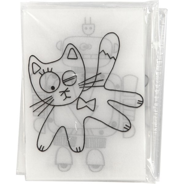 Kutistemuovilevyt kuvioilla - matta lpinkyv - 36 arkkia