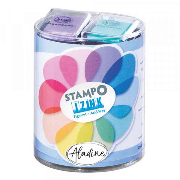 Leimasintyynyt Stampo 10 kpl - pastelli