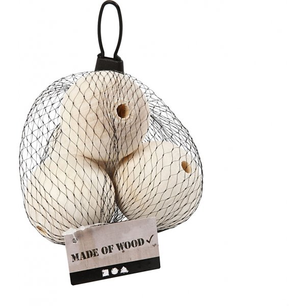 Puiset helmet - 50 mm - 4 kpl