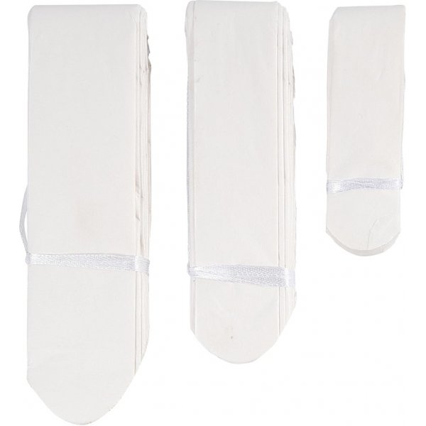 Paperipommit - valkoinen - 3 kpl