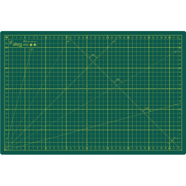 Altera Hobby Line -leikkuumatto 3mm vihre
