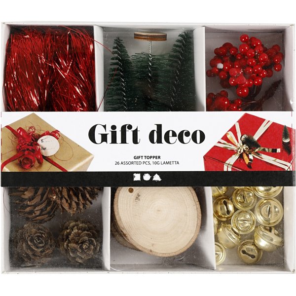 Lahjakoristeet - vanhanaikainen - 6 kpl