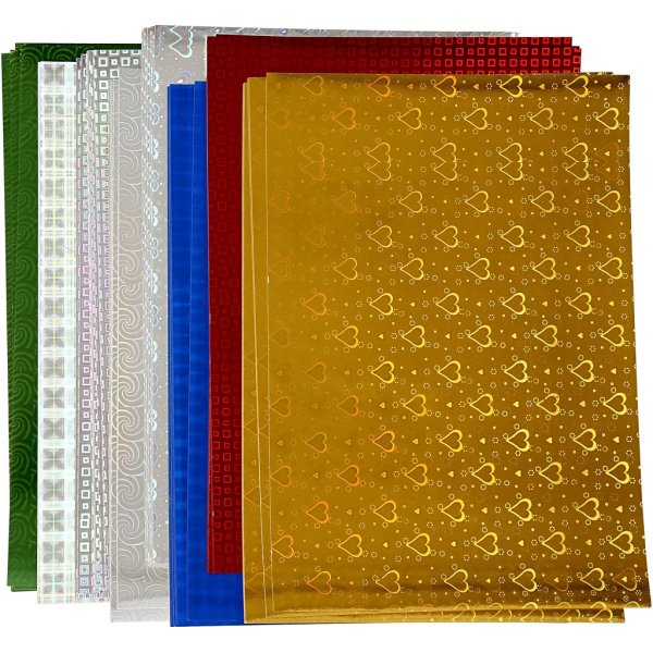 Holografiapaperi - A4 - 8 x 10 kpl Holografiapaperi - A4 - 8 x 10 kpl