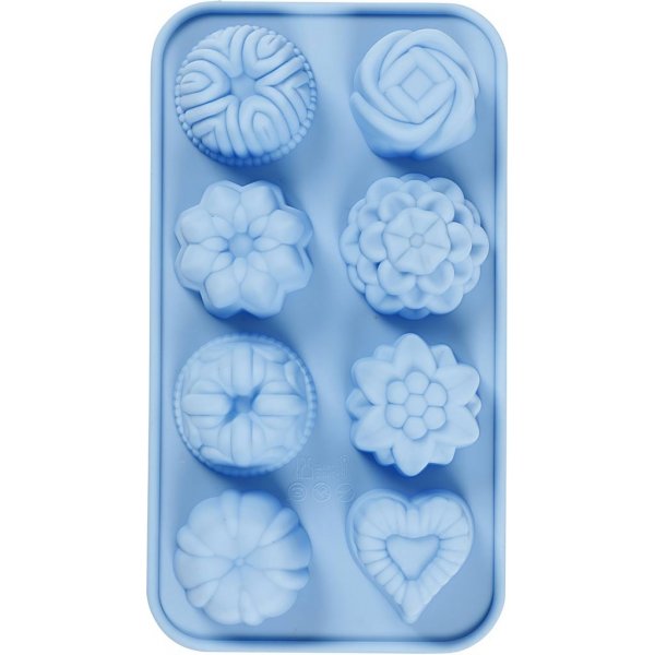 Silikonimuotti - pienet murokeksit