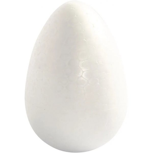 Frigolit munat - Valkoinen - K12 cm - 5 kpl