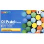 Mungyo Oil pastellit - sekavrit - 12 kpl