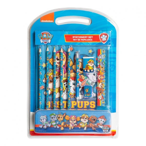 Paw Patrol - kirjoitussetti kynkotelolla
