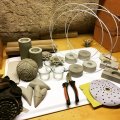 Asiakaskuva Metallirengas � 30 cm - valkoinen