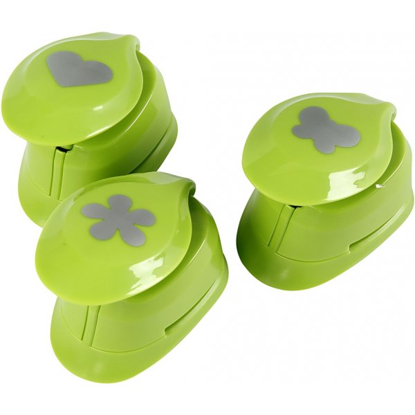 Paperilvistimet - Kukka - perhonen ja sydn - 3 kpl