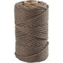 Makramelanka - vaaleanruskea - 4 mm - 55 m