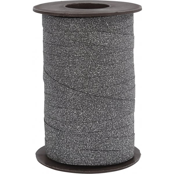 Lahjanauha - musta - glitter - 100 m