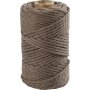 Makramelanka - vaaleanruskea - 4 mm - 55 m