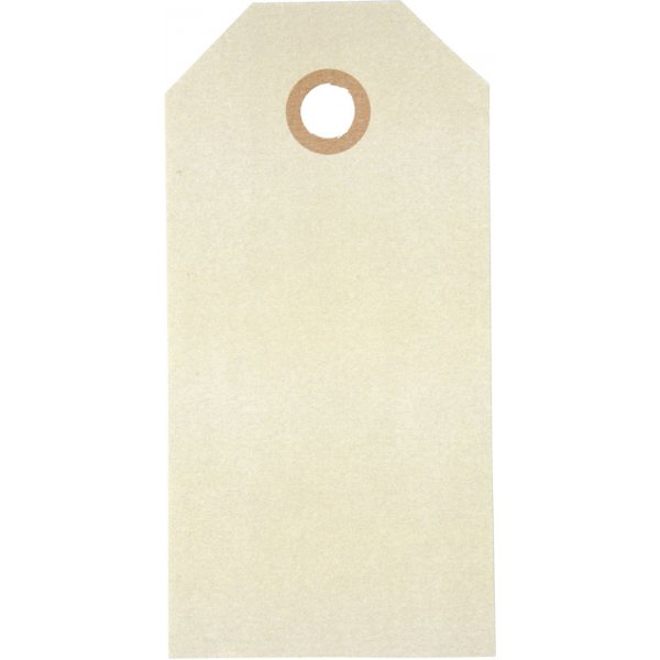 Manila tussit - kerma - 5 x 10 cm - 1000 kpl