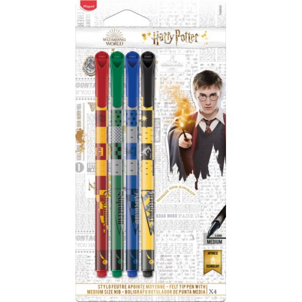 Harry Potter - Touch Pens Medium 4 kpl