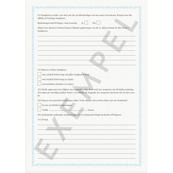 Ostosopimus - Kiinteist/tontti