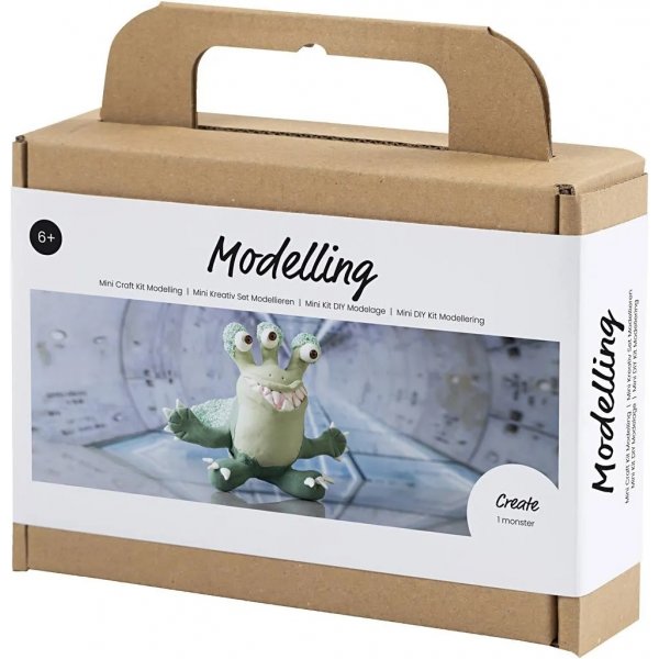 Mini DIY Kit Modeling, vaaleanvihreä, tummanvihreä, Monster Lulu Mini DIY Kit Modeling, vaaleanvihreä, tummanvihreä, Monster Lulu