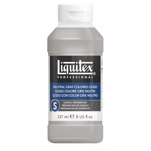 Harmaa Gesso Liquitex 237 ml