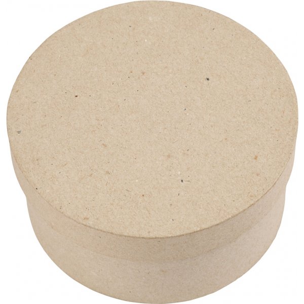 Pyöreät papier-mache-laatikot - 3 kpl Pyöreät papier-mache-laatikot - 3 kpl