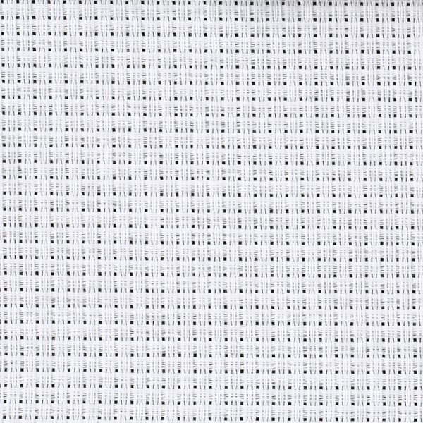 Aida kirjontakangas - valkoinen - 50x50 cm, 43 ruutua per 10 cm