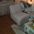 Asiakaskuva Nappanahkaj�ljitelm� Valkoinen - 140 cm