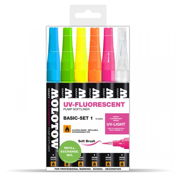 Softliner GRAFX 6 kynt - fluoresoiva