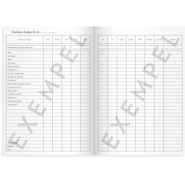 Perheen kassakirja - A4