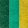 Karstattu villa - vihre/turkoosi harmonia - 3 x 10 g