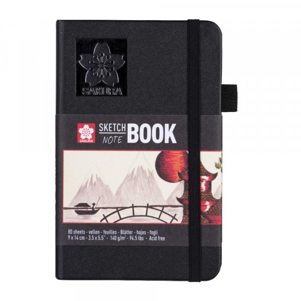 Luonnosvihko Sakura 140g 80 arkkia - Valkoinen paperi