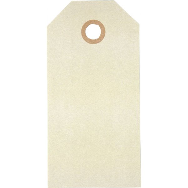 Manila tussit - kerma - 5 x 10 cm - 1000 kpl
