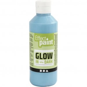 Fluoresoiva maali 250 ml - Vaaleansininen