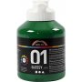 Koulumaali - Akryyli - tummanvihre - kiiltv - 500 ml