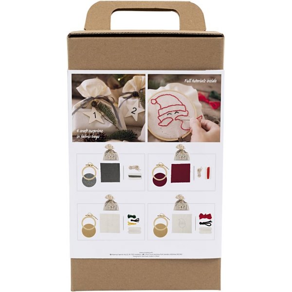 Adventtikalenteri - kirjonta Adventtikalenteri - kirjonta