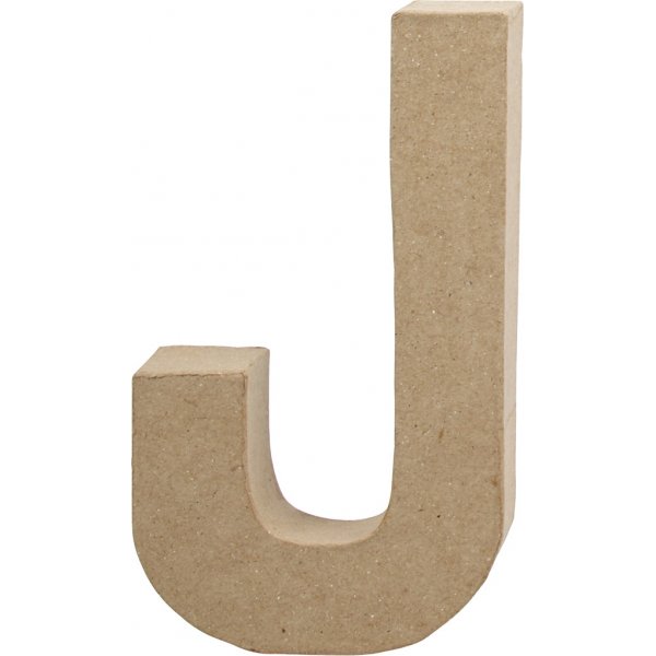 Pahvikirjain - J - 5 cm Pahvikirjain - J - 5 cm