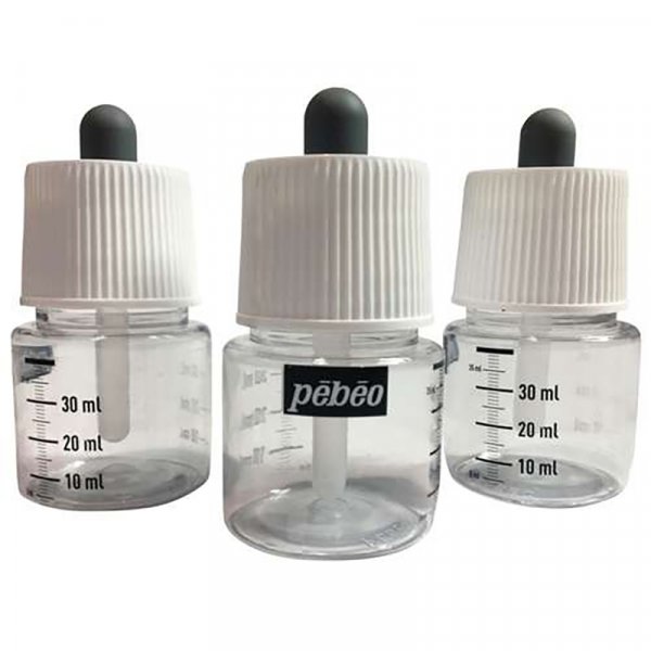 Muovipullo - Pebeo - Setti 3 x 45ml tyhj muovipulloa