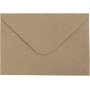 Kierrtetty kirjekuori - luonnollinen - 11,5 x 16 cm - 50 kpl